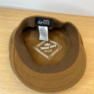 Kangol 504 “The Wool” Tan Wool Newsboy Cap